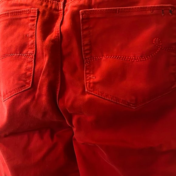 Red Pants in Jeans size 2 - Picture 5 of 5